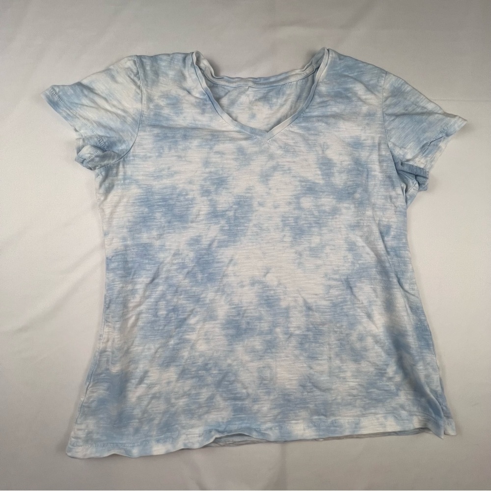 Natural Reflections Women’s T-Shirt -Unknown Size (Lg?)-Blue and White